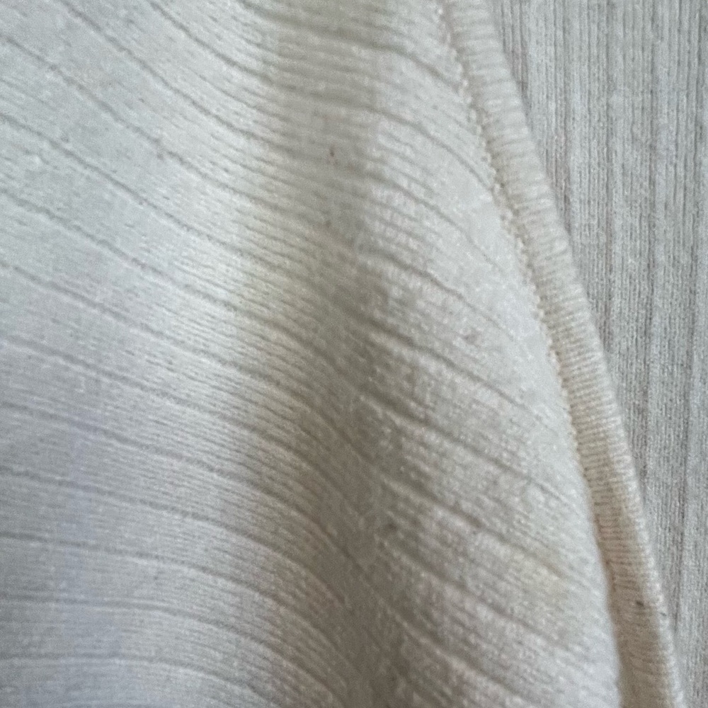 REVOLVE L'Academie Cream V-Neck Sweater - Picture 6 of 16